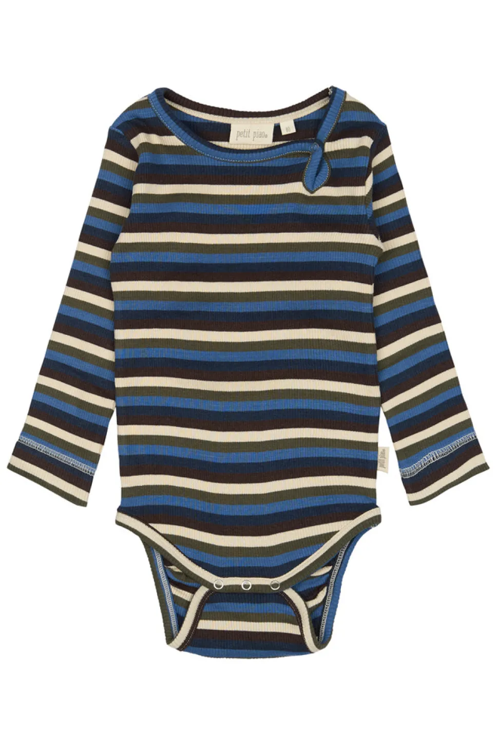 Body ls striber - True Navy Multi Stripe