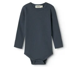 Body med lange ærmer - Blue
