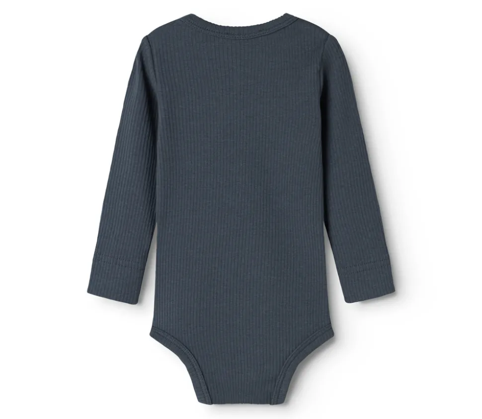 Body med lange ærmer - Blue