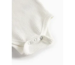 Body med lange ærmer - Gentle white