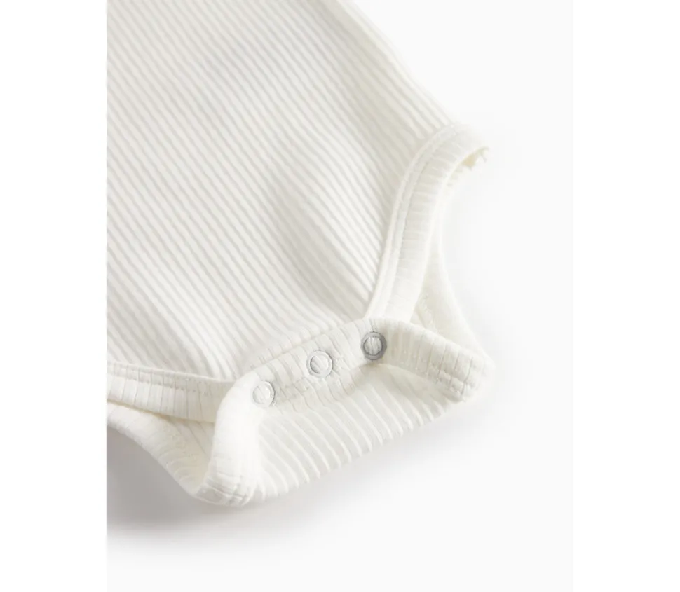 Body med lange ærmer - Gentle white