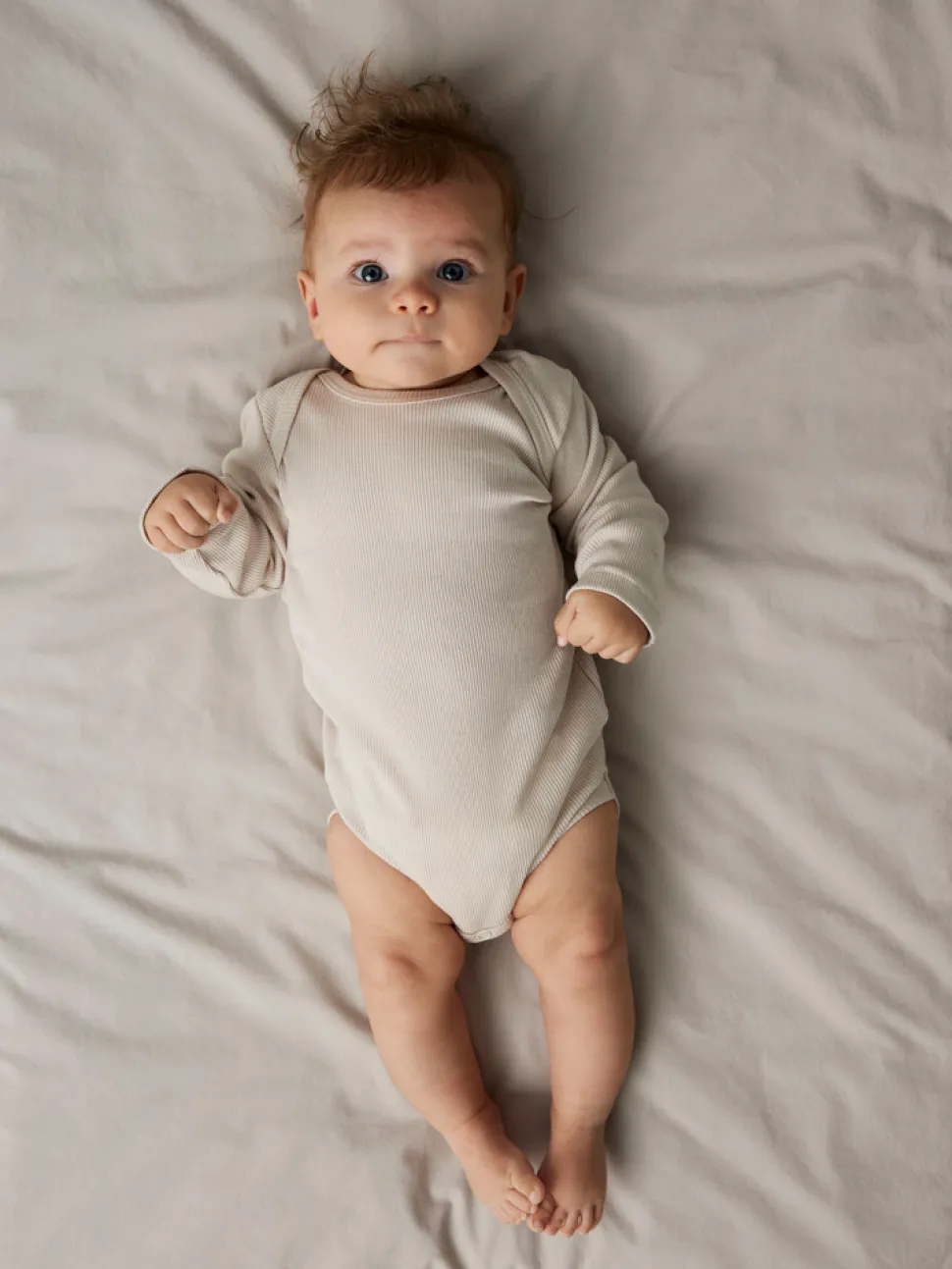 Body 5p ls solid rib - CHINA BLUE