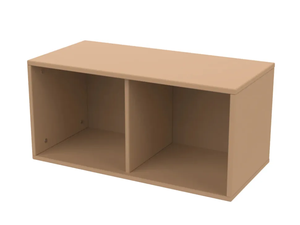 Bogkasse, Roomie 72x34,5x34,5, Latte