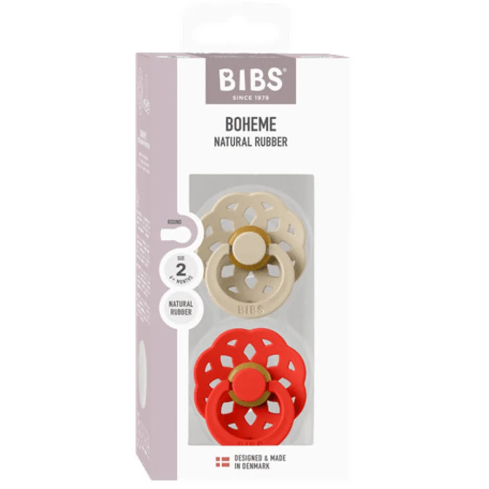 Boheme 2 pk Latex Size 2 Vanilla/Candy Apple