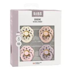 Boheme 4 pk Latex str. 1 Ivory/Blush/Blossom/Dusky Lilac