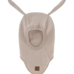 Bomulds elefanthue med lange ører - WARM TAUPE