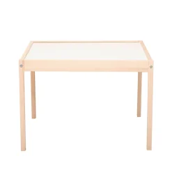 Bord- og stolesæt - hvid/natur