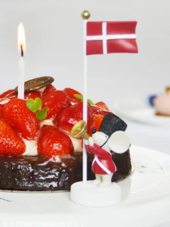 Bordflag, mus med trompet