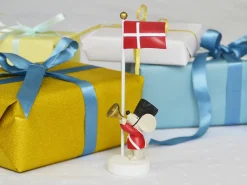 Bordflag, mus med trompet