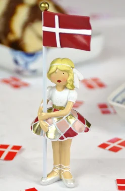 Bordpynt, flag med ballerina