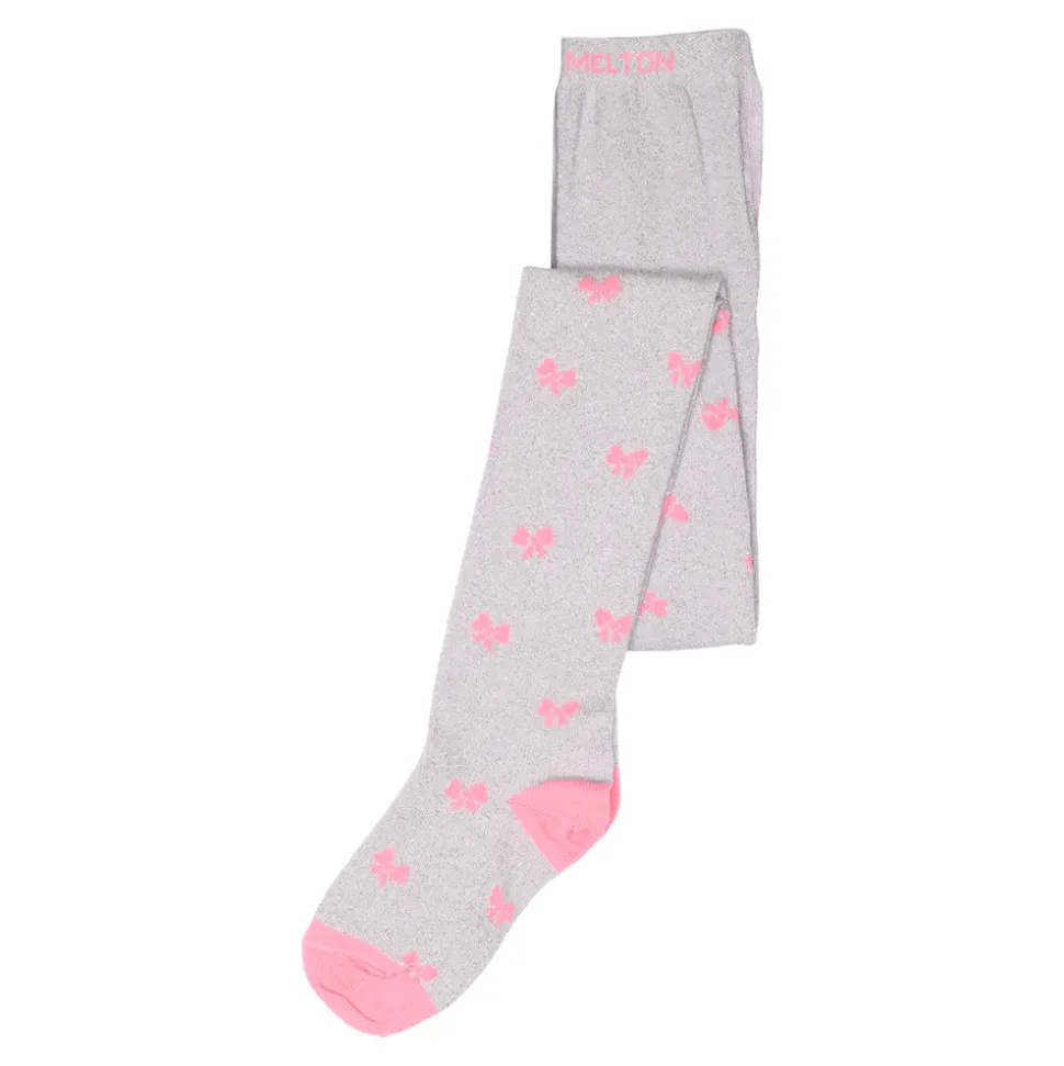 Bow glitter tights - 4111