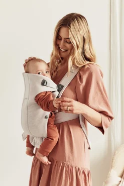 Bæresele Mini - 3D-jersey, Lys beige