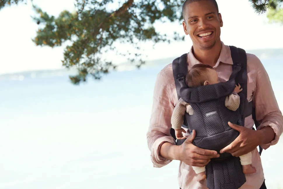 Bæresele Move - 3D-mesh, Antracitgrå