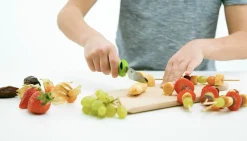 Børnekokkeknivsæt - grøn/blå