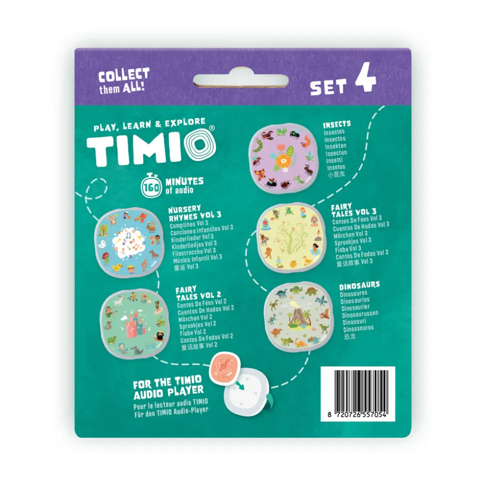 Børnesange, eventyr, dinosaurer og små insekter