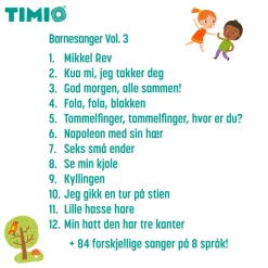 Børnesange, eventyr, dinosaurer og små insekter