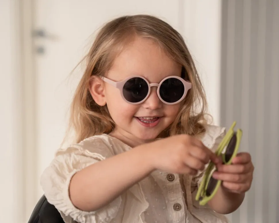 Børnesolbriller i genbrugsplastik - Bleached mauve