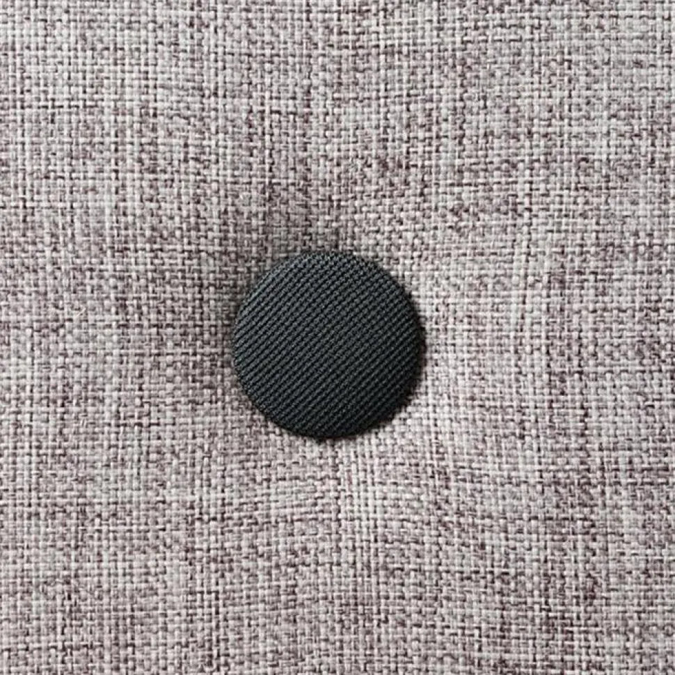 Børnestol - lysegrå/mørkegrå knap