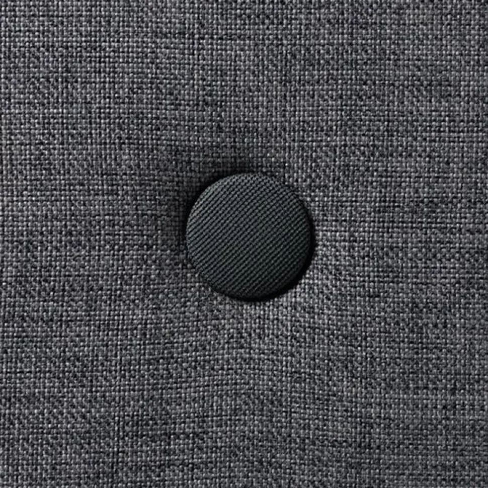 Børnestol - mørkegrå/sortgrå knap