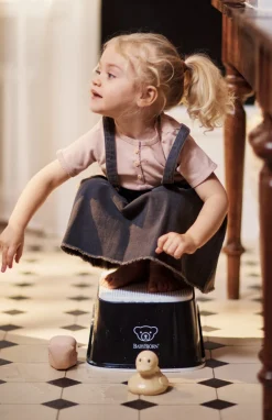 Børnetaburet - sort