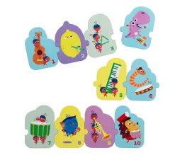 Børste 1 meter Puslespil, 10 stk