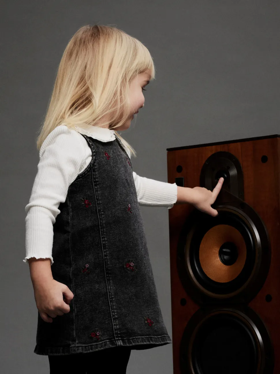 Brynn Denim Spencer - Medium Grey Denim