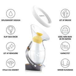 Brystmælksopsamler i silikone