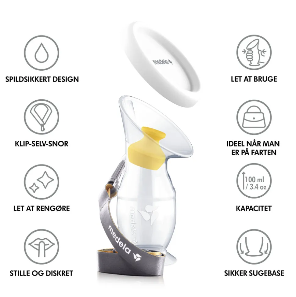 Brystmælksopsamler i silikone