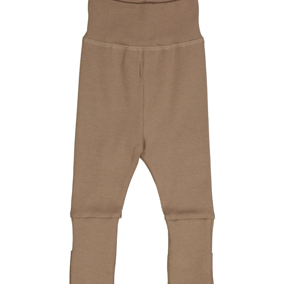 Bukser med foldbare fødder - Walnut