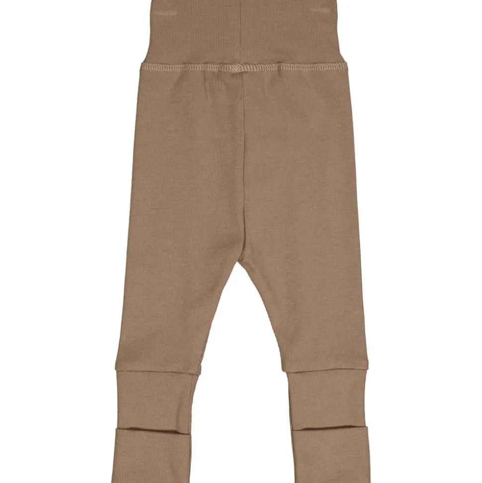 Bukser med foldbare fødder - Walnut