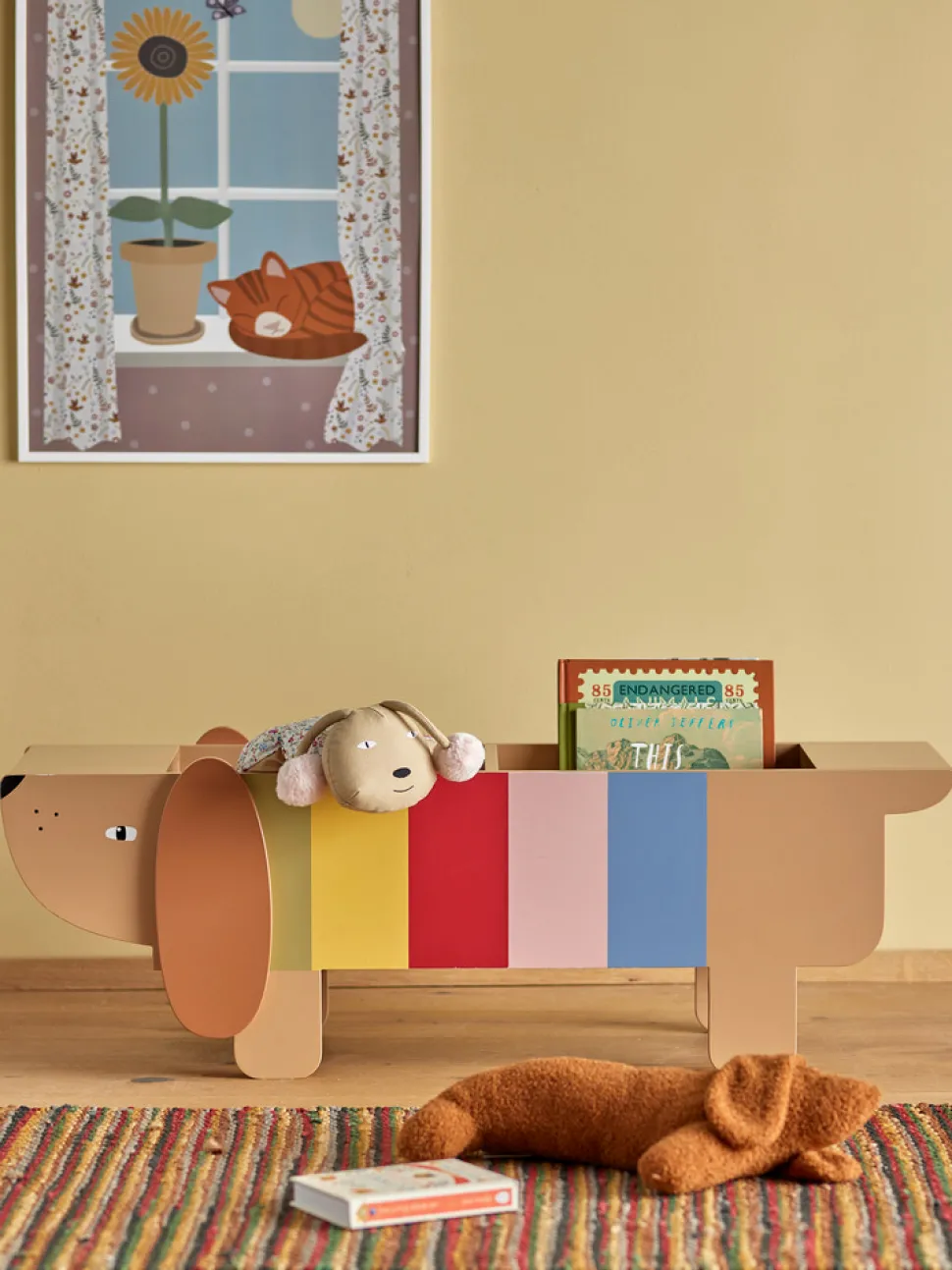 Charlie Bogkasse, Brun, MDF