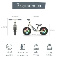 Charlie Glow balancecykel - Beige