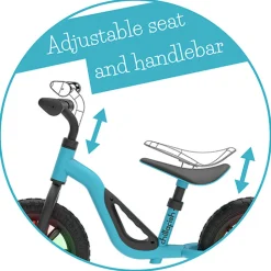 Charlie Glow balancecykel - Sky