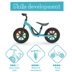 Charlie Glow balancecykel - Sky