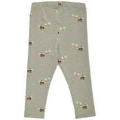 Christmas Leggings - Shadow/Deep green/Balsam cream