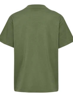Clean t-shirt kortærmet - OLIVINE