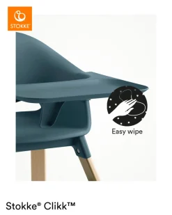 Clikk højstol - Fjord Blue