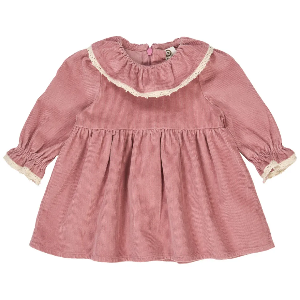 Corduroy Fløjl Kjole - Nostalgia Rose