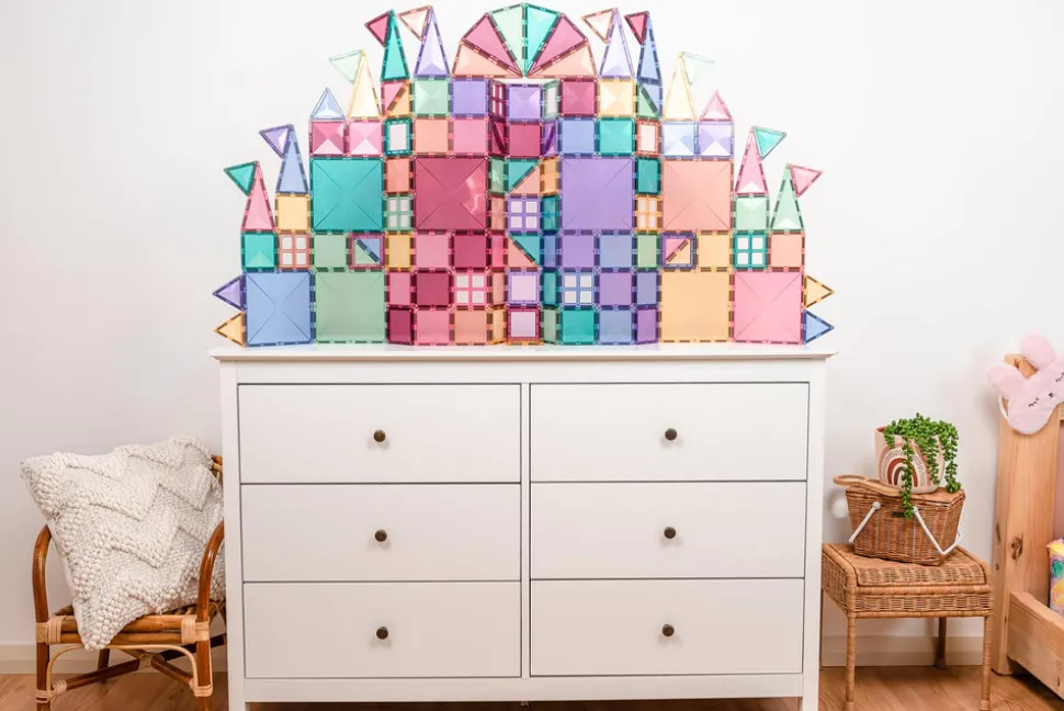 Creative Pack - magnetsæt 120 dele - pastel