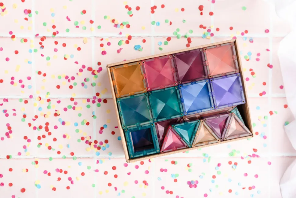 Creative Pack - magnetsæt 120 dele - pastel