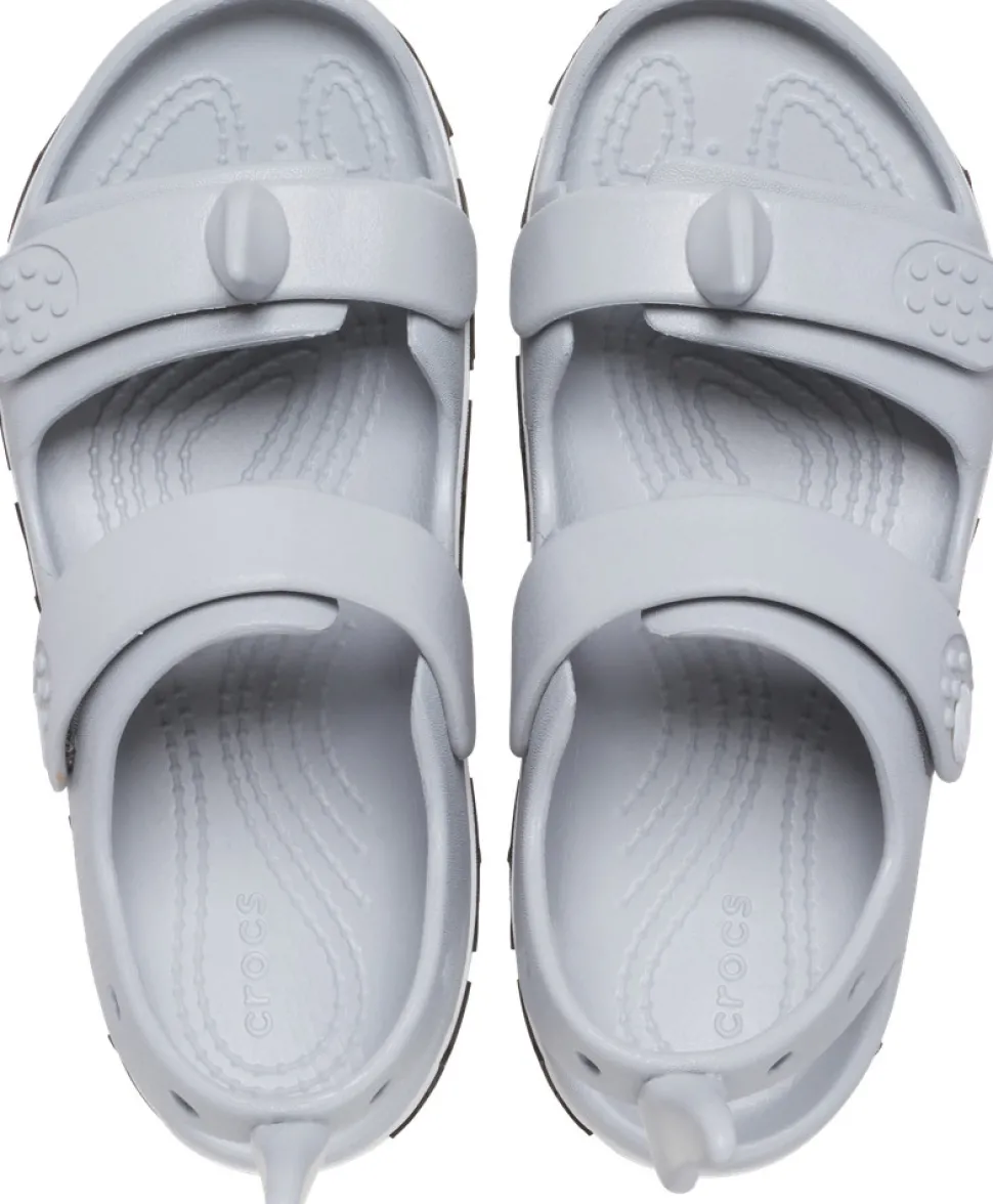 Crocband Cruiser Shark Sandal - LIGHT GREY