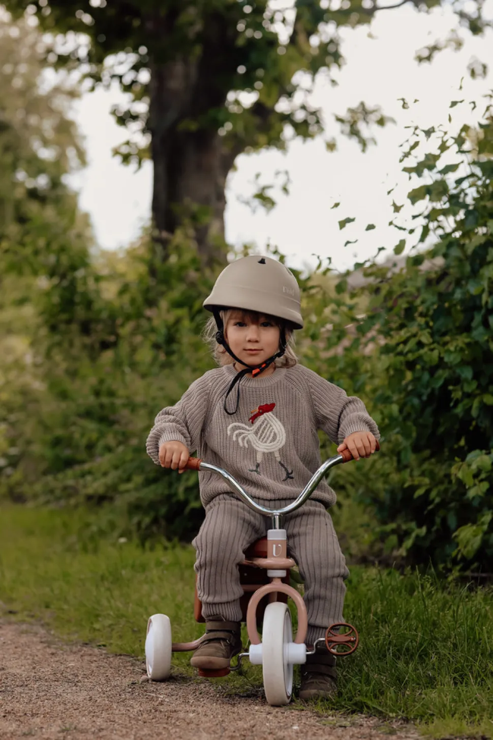 Cykelhjelm - Oak Beige str. XS