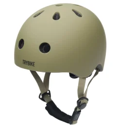 Cykelhjelm med retrolook – vintagegrøn XS