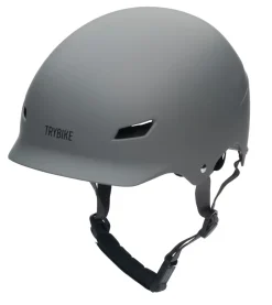 Cykelhjelm med retrolook - antracitgrå S/M