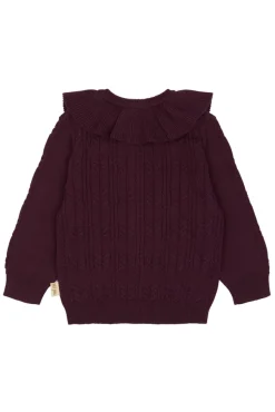 Dalia Cardigan - Dark Grape