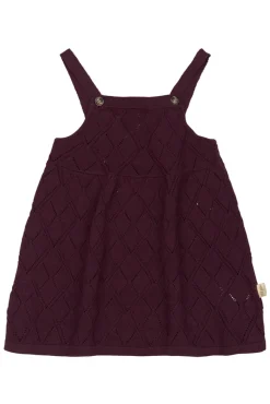 Dalia Strik Kjole - Dark Grape