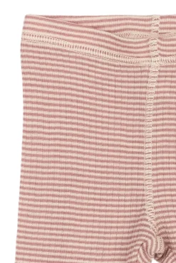 Dante Uld Leggings - Nostalgic Rose/Dark Off White