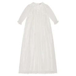 Dåbskjole i tyl - Off White