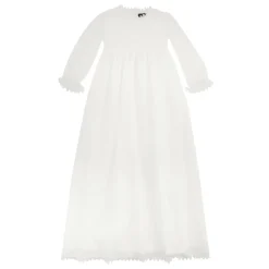 Dåbskjole I Tyl - Off White