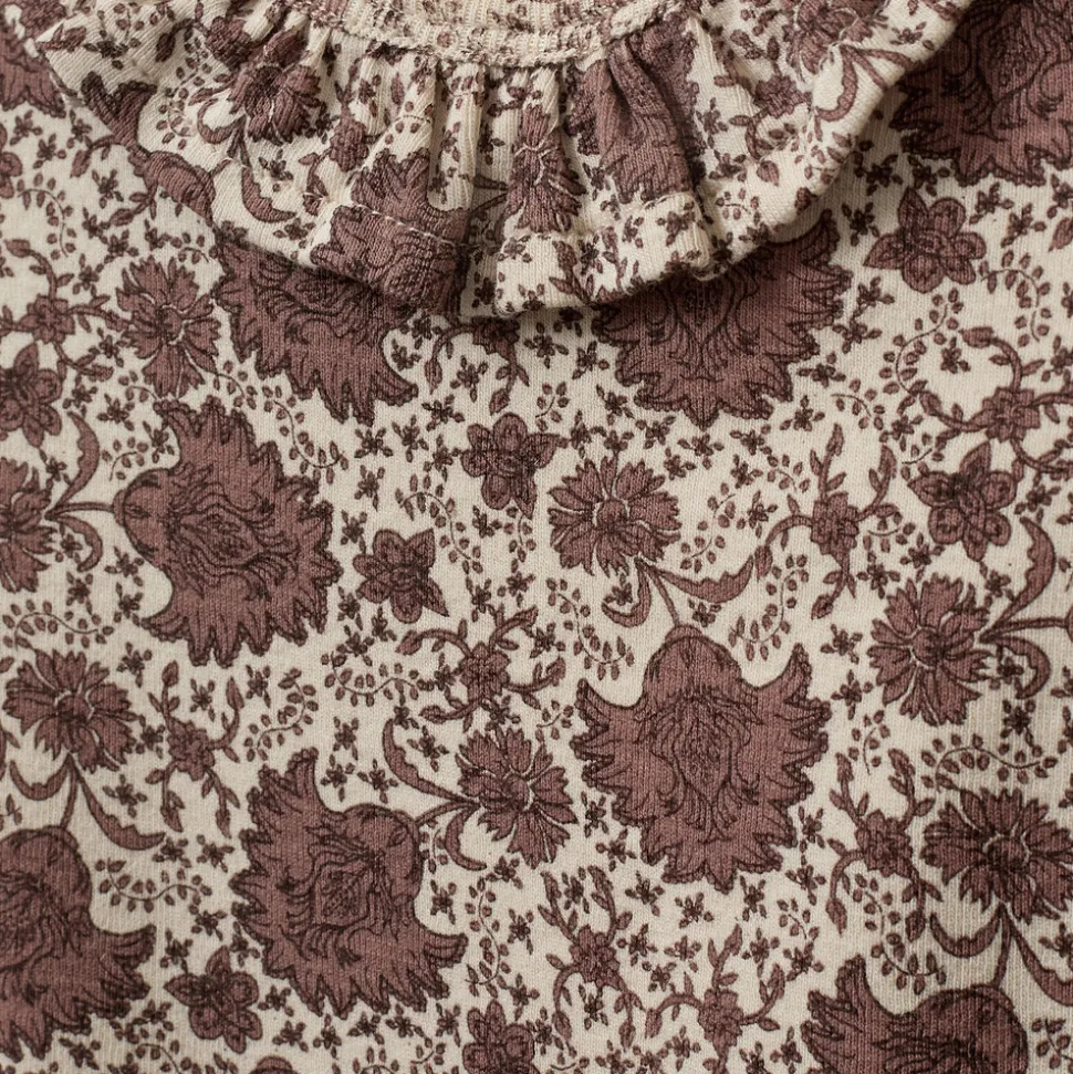 Dicte Langærmet Body - Flower